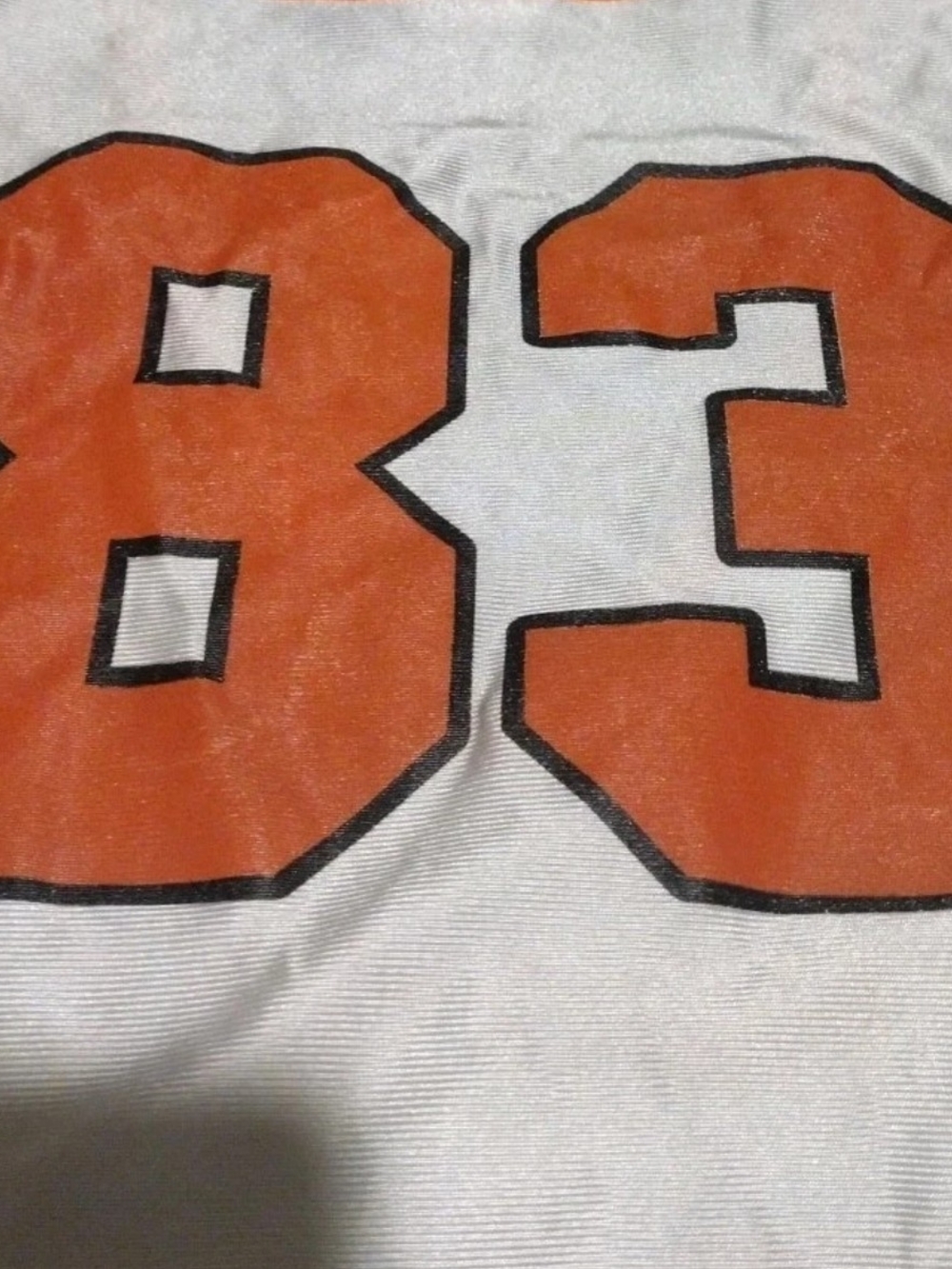 Hooters White & Orange Jersey Shirt - 83 - Picture 5 of 6